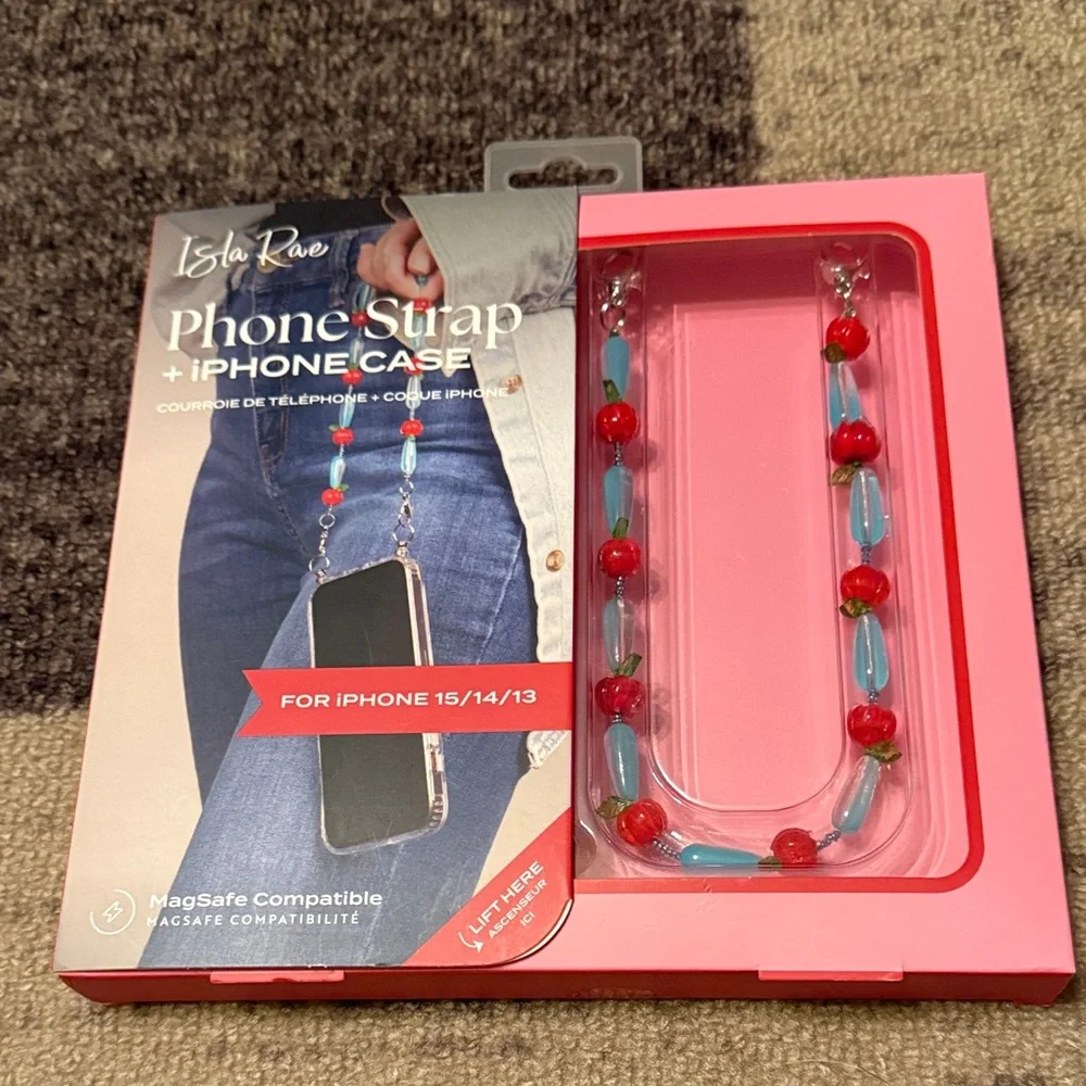 Isla Rae Phone Strap and iPhone Case - Apples 15/14/13 I phones
